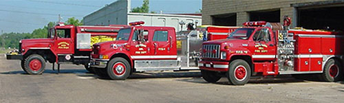 Foreman's Fire and Rescue Department stands ready for any emergency.